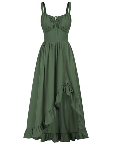 Scarlet Darkness Renaissance Dress Women Summer Corset Dress Flowy Sleeveless Milkmaid Vacation S... | Amazon (US)