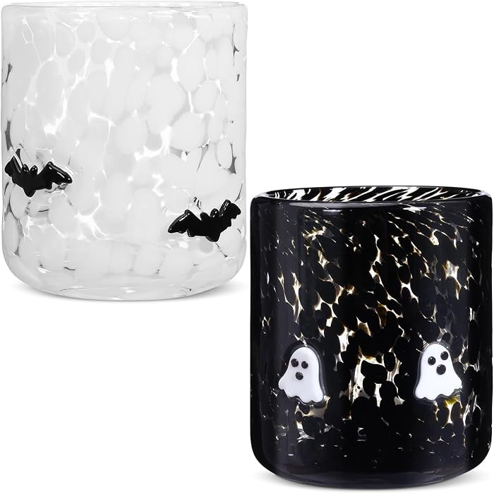 SiliFine 2 Pcs Bat & Ghost Icon Juice Glasses | Amazon (US)