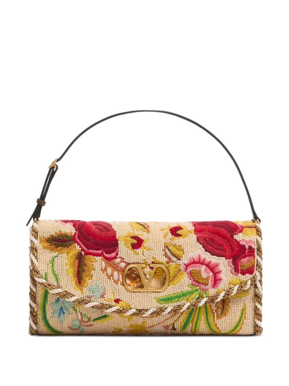 small Vain Soft embroidered shoulder bag | Farfetch Global