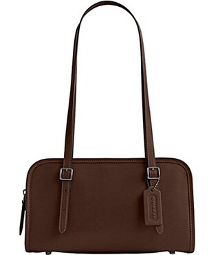 COACH Swing Zip Leather Shoulder Bag - Maple | Dillard's