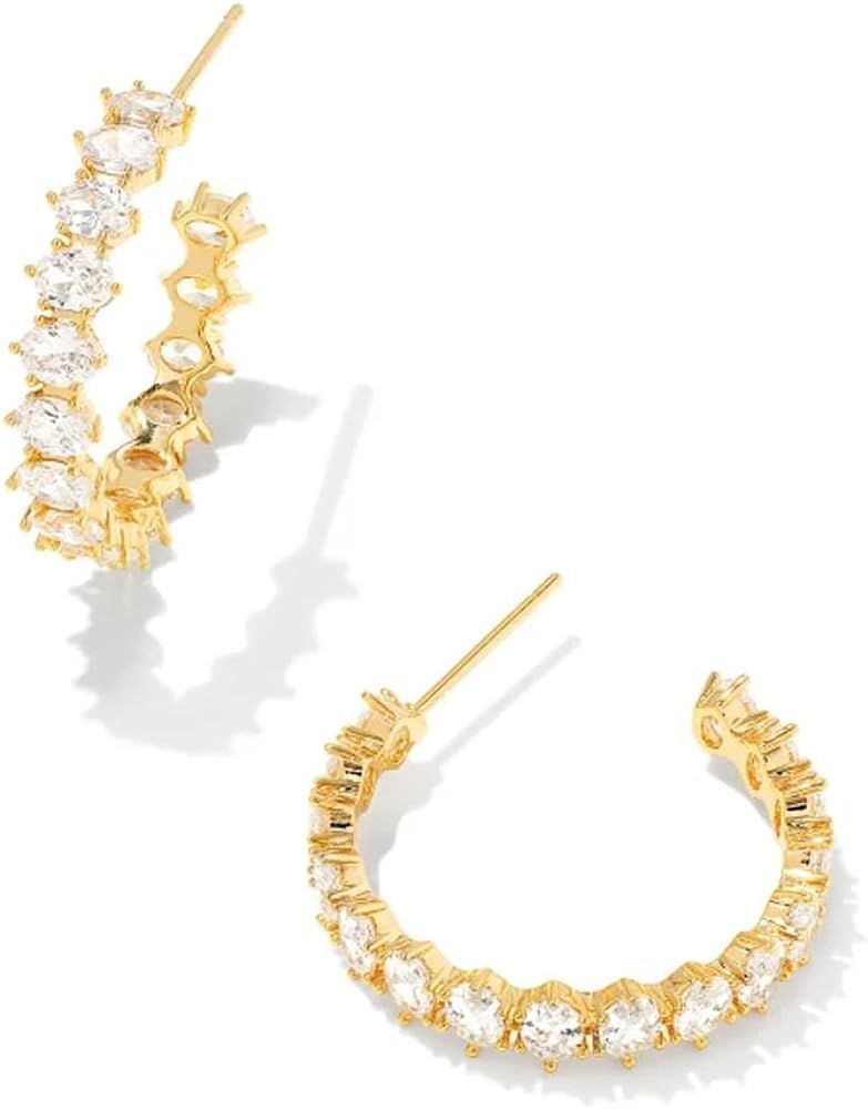 Kendra Scott Cailin Crystal Hoop Earrings, Fashion Jewelry For Women | Amazon (US)