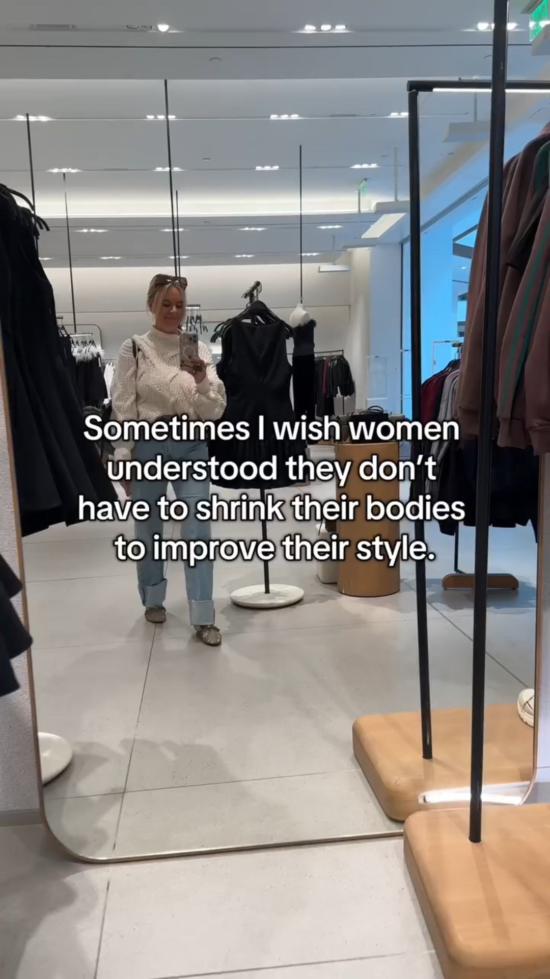 You don’t have to change your body to feel good in your clothes. 
You don’t have to shrink, hustle, or “earn” great style. 
You just need pieces that honor the woman you are right now. 

If you’re ready for a wardrobe that meets you with compassion—not pressure—we’d love to help. ✨ Tap the link in our bio to work with one of our stylists. 

#styleforeverybody #effortlessstyle #over40style #personalstylist