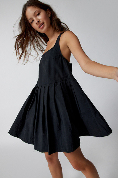 BDG Billie Pleated Mini Dress | Urban Outfitters (US and RoW)