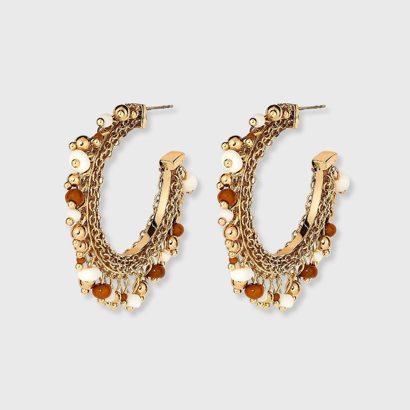 SUGARFIX by BaubleBar Beaded Hoop Statement Earrings | Target