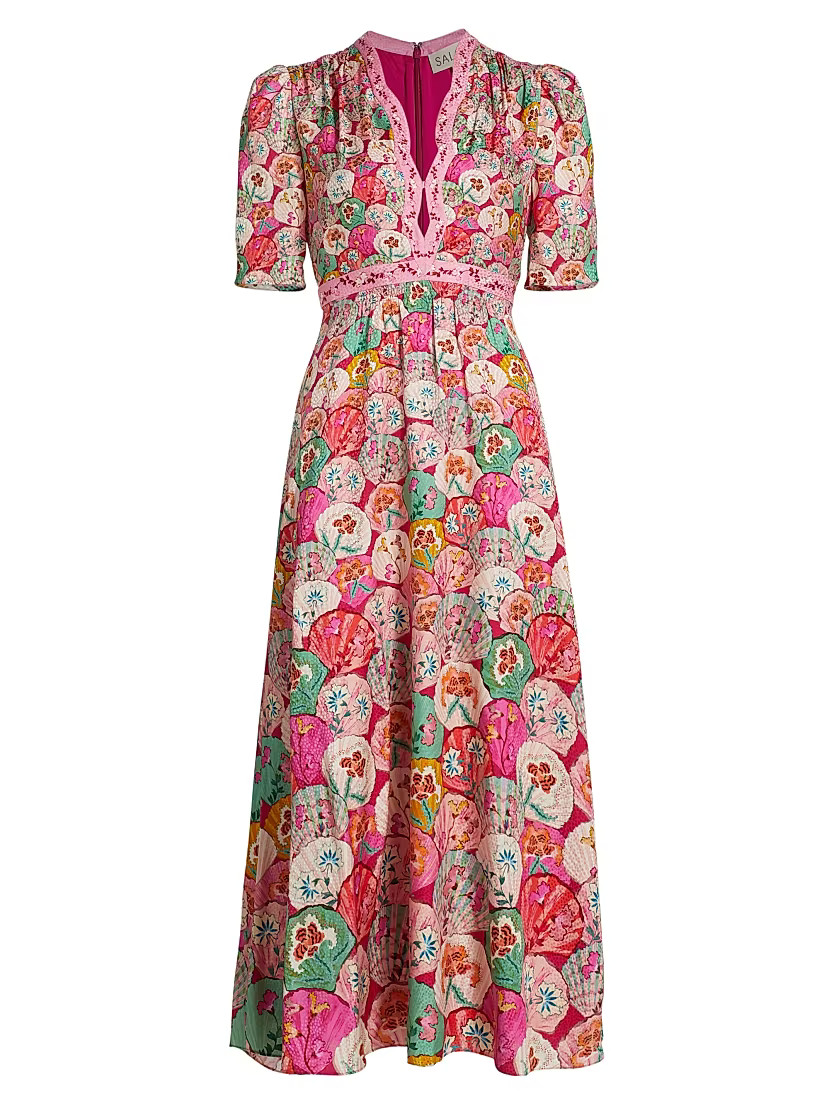 Tabitha Floral Silk Maxi Dress | Saks Fifth Avenue