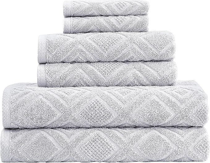Classic Turkish Towels - Luxury Towel Set for Bathroom, 100% Turkish Cotton, Quick Dry, Soft and ... | Amazon (US)