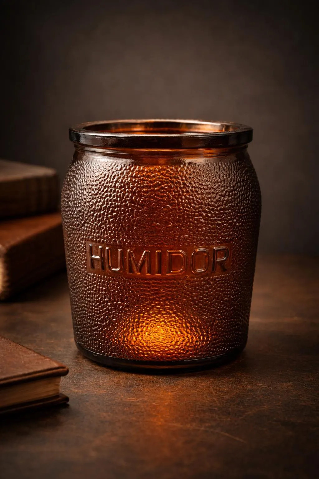Vintage Amber Glass Humidor Jar – Dunn-Rite “HUMIDOR” Tobacco Storage | MCM Bar & Study Decor | Etsy (Global)