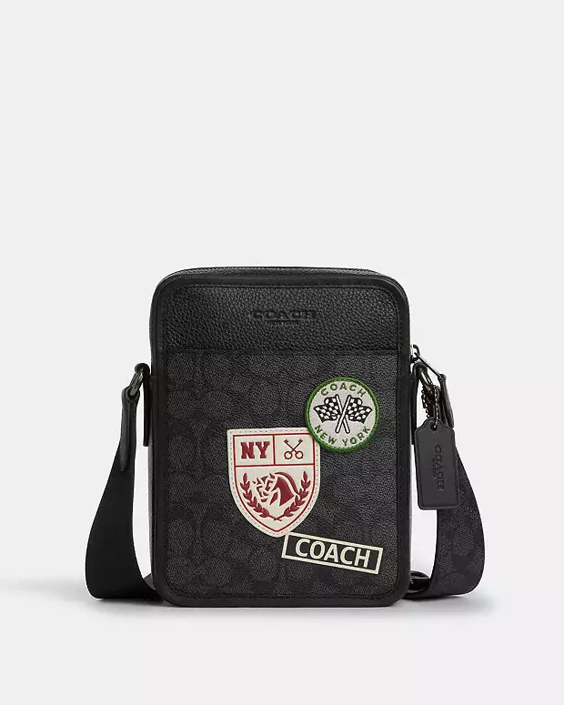 Sullivan Crossbody Bag In Signature Canvas With Patches | Coach Outlet US