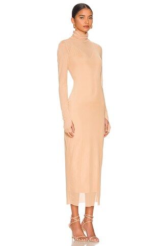 AFRM Shailene Dress in Tan from Revolve.com | Revolve Clothing (Global)