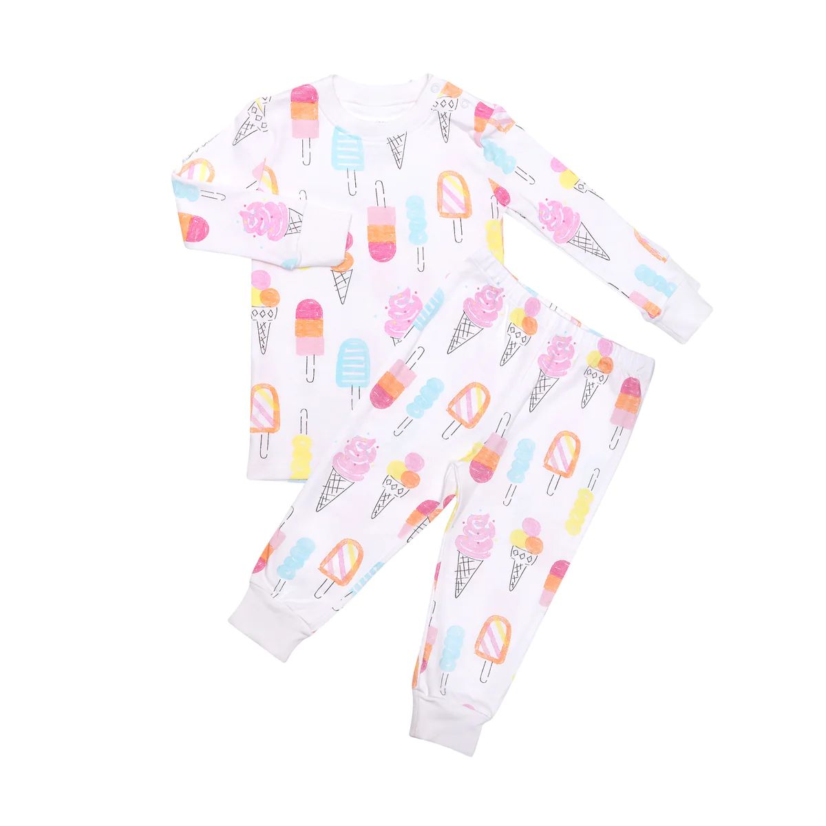 Ice Cream Pajama Set in Pink | Sammy + Nat