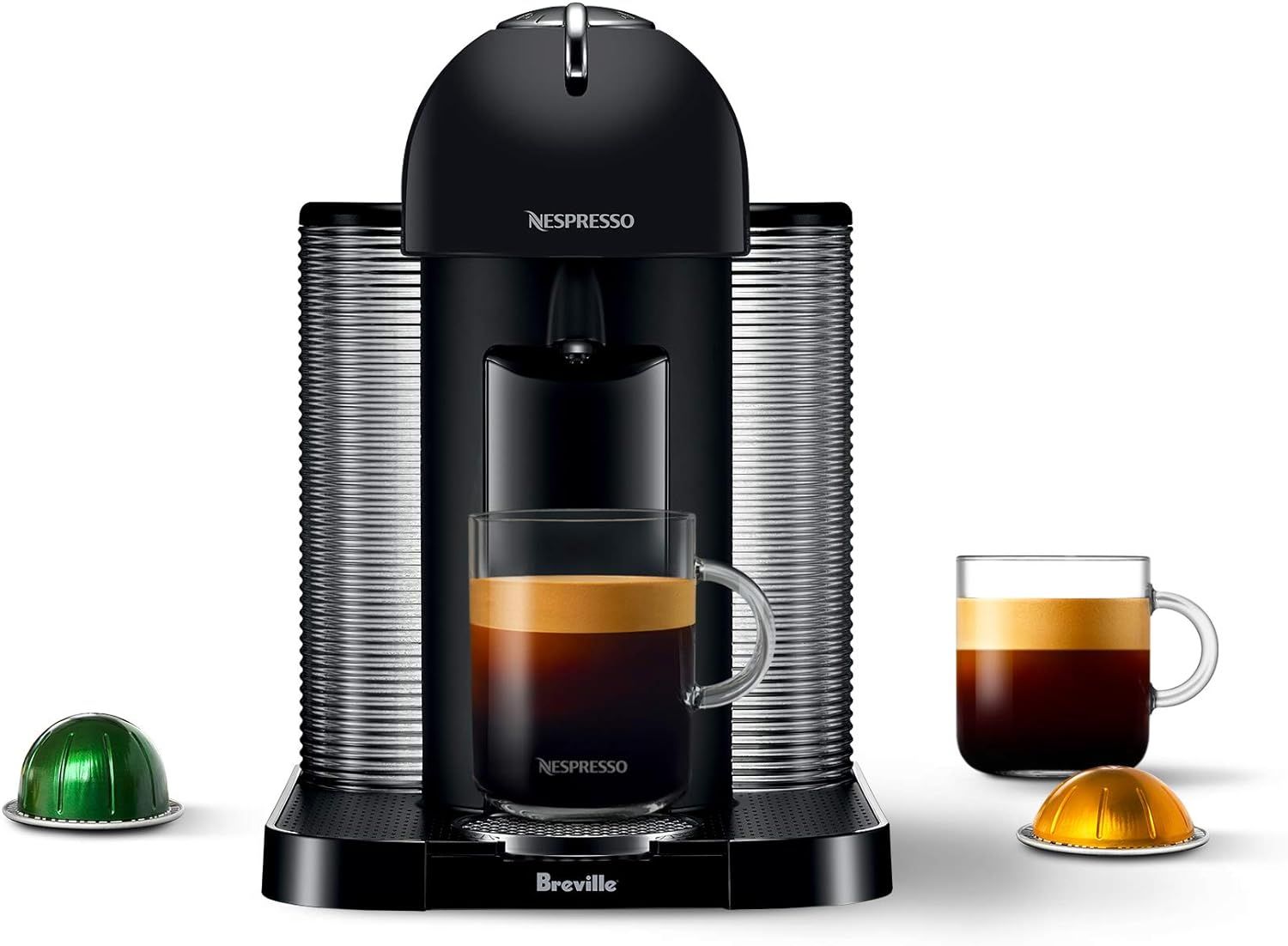 Breville BNV220BKM1BUC1 Vertuo Coffee and Espresso Machine, 10.75 x 14 x 14.5 in, Matte Black | Amazon (US)