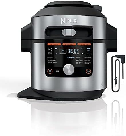 Ninja OL701 Foodi 14-in-1 SMART XL 8 Qt. Pressure Cooker Steam Fryer with SmartLid & Thermometer ... | Amazon (US)