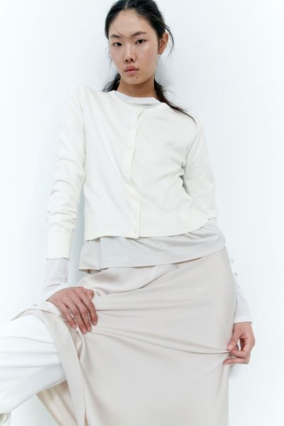 Fine-knit Cardigan - Black - Ladies | H&M US | H&M (US + CA)