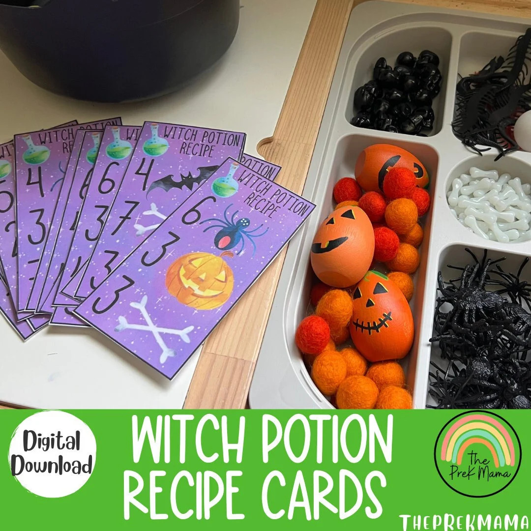 Witch Potion Recipe Cards, Montessori Materials, Homeschool Resources, Preschool Printable, Homes... | Etsy (US)