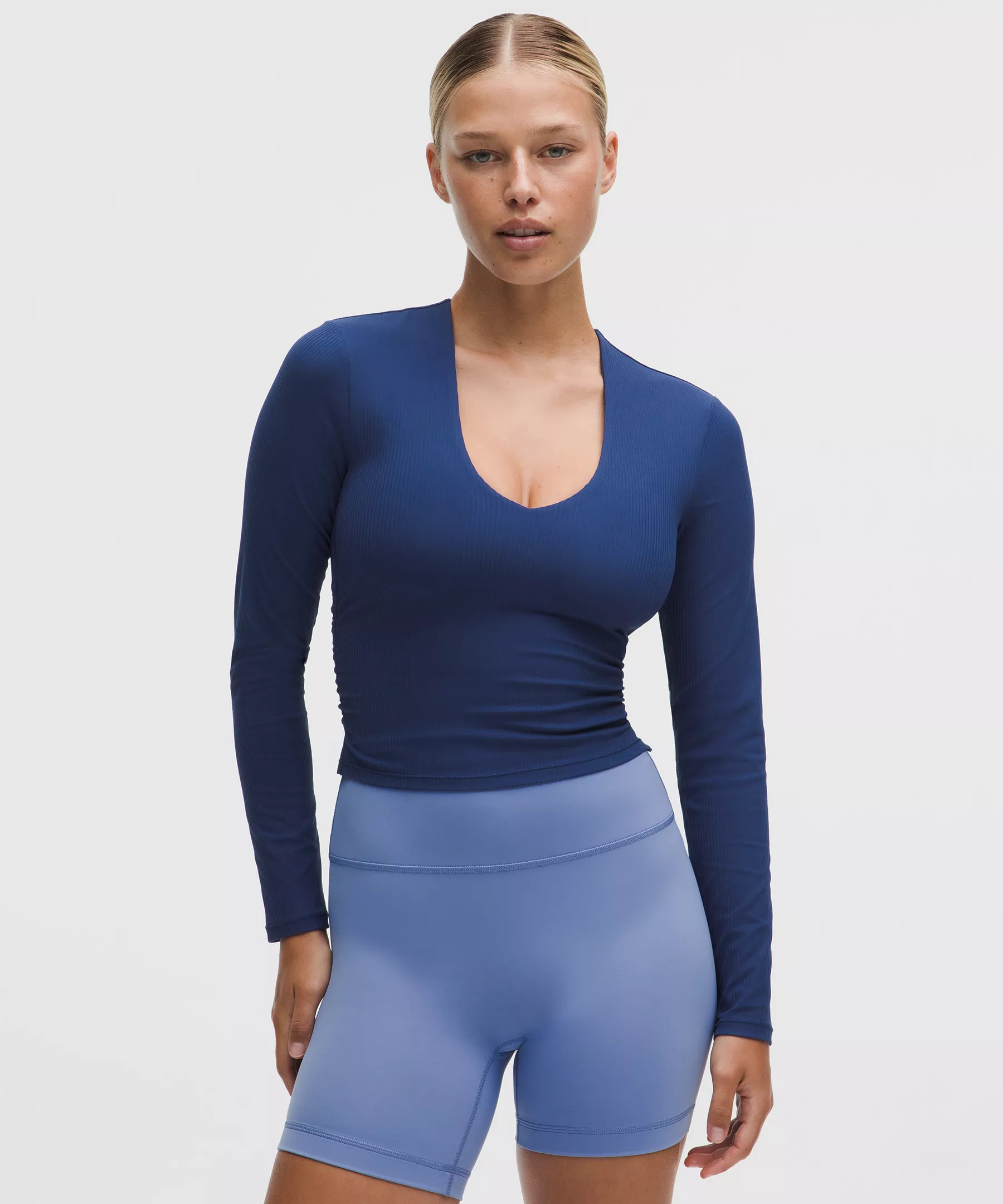 All It Takes Ribbed Nulu V-Neck Long-Sleeve Shirt | Lululemon (US)