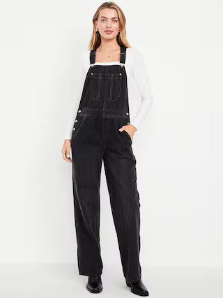 Baggy Wide-Leg Jean Overalls | Old Navy (US)