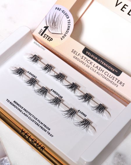 Introducing @velourbeautyofficial Velour-Xtensions Self-Stick Lash Clusters with pre-glued technology in style ‘Everyday Natural’👀🤌🏻 

Details: 
• 1-step, no glue needed
• under lash application
• all-day hold
• premium quality fibres
• easy removal
• vegan & cruelty free

Style: everyday natural
Comes with 4 short, 4 medium and 4 long clusters

🛍 And don’t forget that you can use my discount code ‘ANNA20’ at VelourBeauty.com [*affiliated] Link in bio 💖 Thank you so much for your support! 🌷🥰

*pr samples/gifted/code and link are affiliated

 #VelourSociety #velourxtensions #velourbeauty #velourlashes #falselashes #lashclusters #selfadhesivelashes #selfadhesive #falsies #lashesonpoint #veganlashes #crueltyfreebeauty #crueltyfreelashes #veloureffortless #everydaymakeup #makeupflatlay #makeupobsessed #newmakeup #makeupjunkie #softgirlaesthetic #thatgirlaesthetic #pinterestaesthetic #pinterestinspired 

#LTKbeauty #LTKfindsunder50