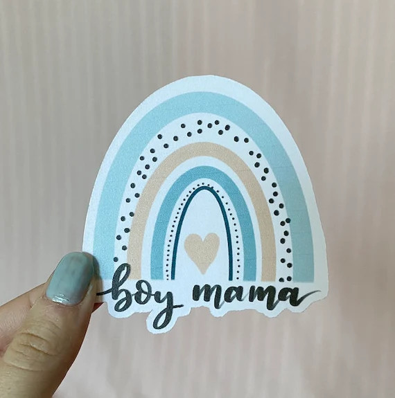 Boy Mama Sticker | Etsy (US)