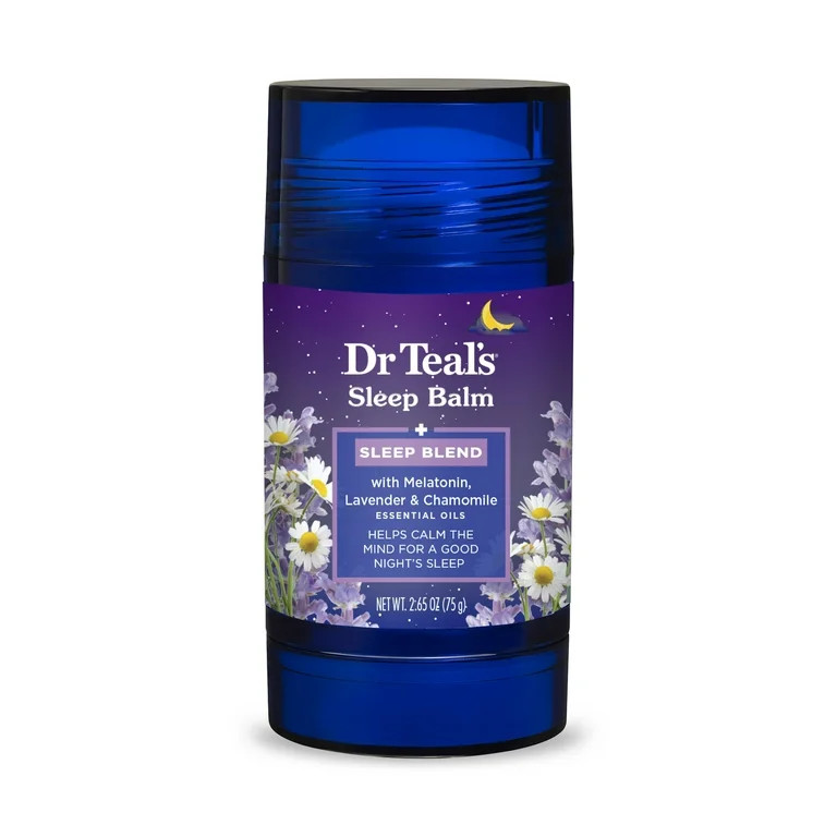 Dr Teal's Melatonin Sleep Body Balm with Lavender & Chamomile Oils, 2.65 oz | Walmart (US)