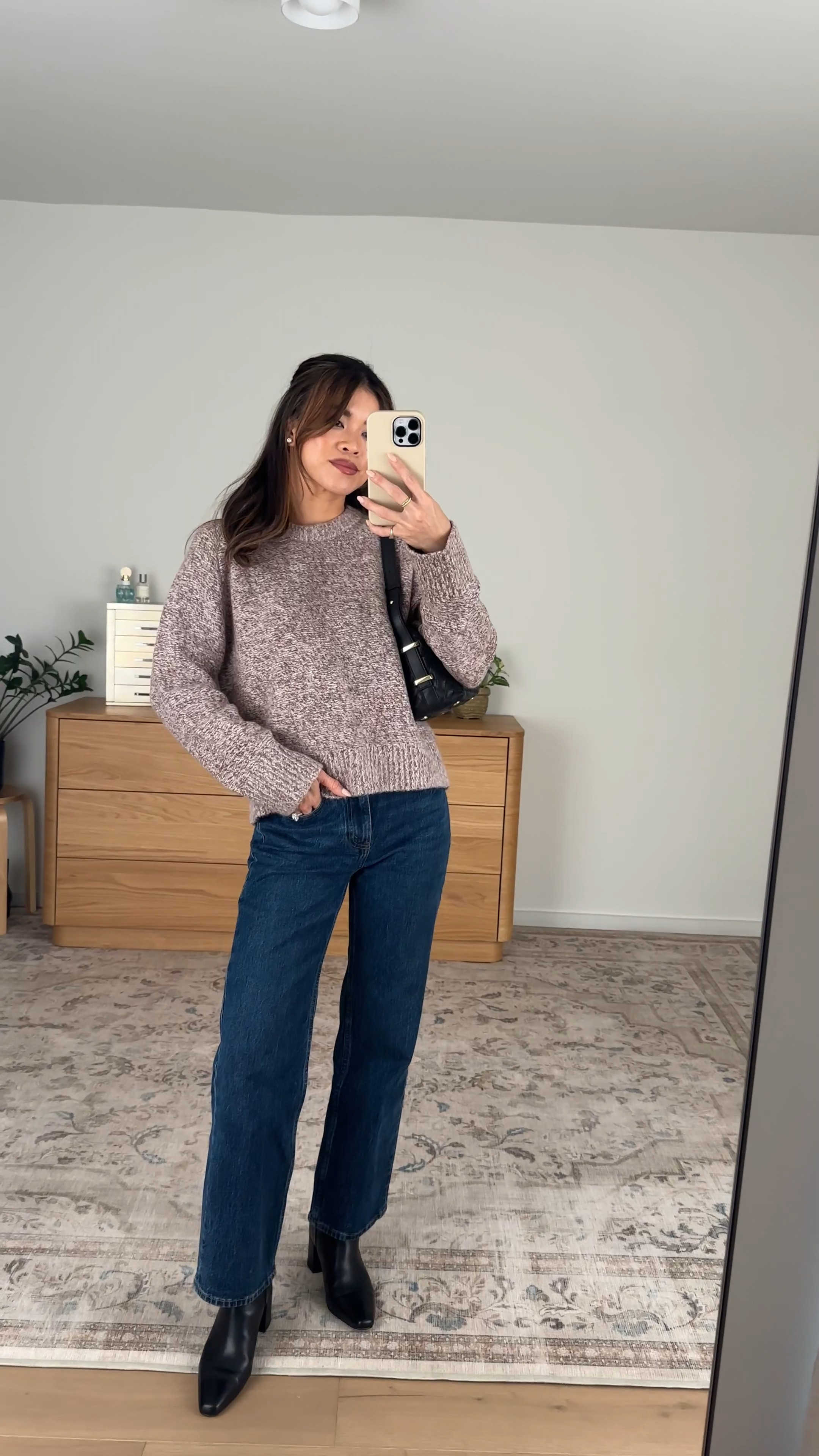 Fall outfit inspo from @abercrombie!

Sizing info:
• Abercrombie A&F Madeline Textural Crew Sweater (Size XS in Brown)
• Abercrombie High Rise 90s Relaxed Jeans (Size 23 Extra short in Dark Wash)

Fall Abercrombie new arrivals, Abercrombie sweaters, Abercrombie petite pants, Abercrombie petite denim, Abercrombie fall sweater, Abercrombie petite sweater, Petite style, petite fashion, mom outfit, mom style, petite pants, petite outfit ideas, petite outfits, best pants for petite, petite denim, vacation outfits, fall outfits, fall style, fall trends, fall looks fall outfit ideas, Abercrombie try on, fall boots, fall denim, fall lookbook, fall outfits

#LTKootd #LTKSeasonal #LTKPetite