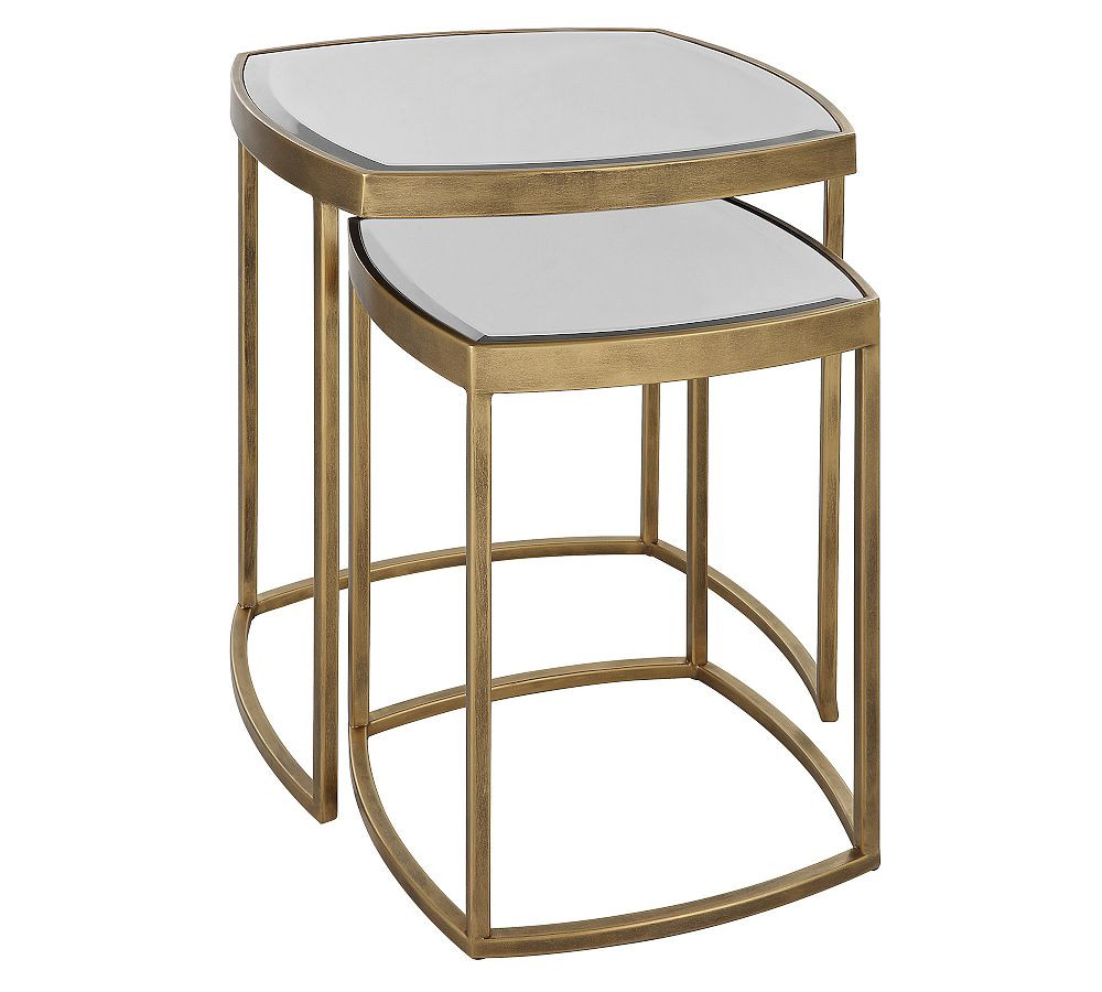 Clara Glass Nesting Tables | Pottery Barn (US)