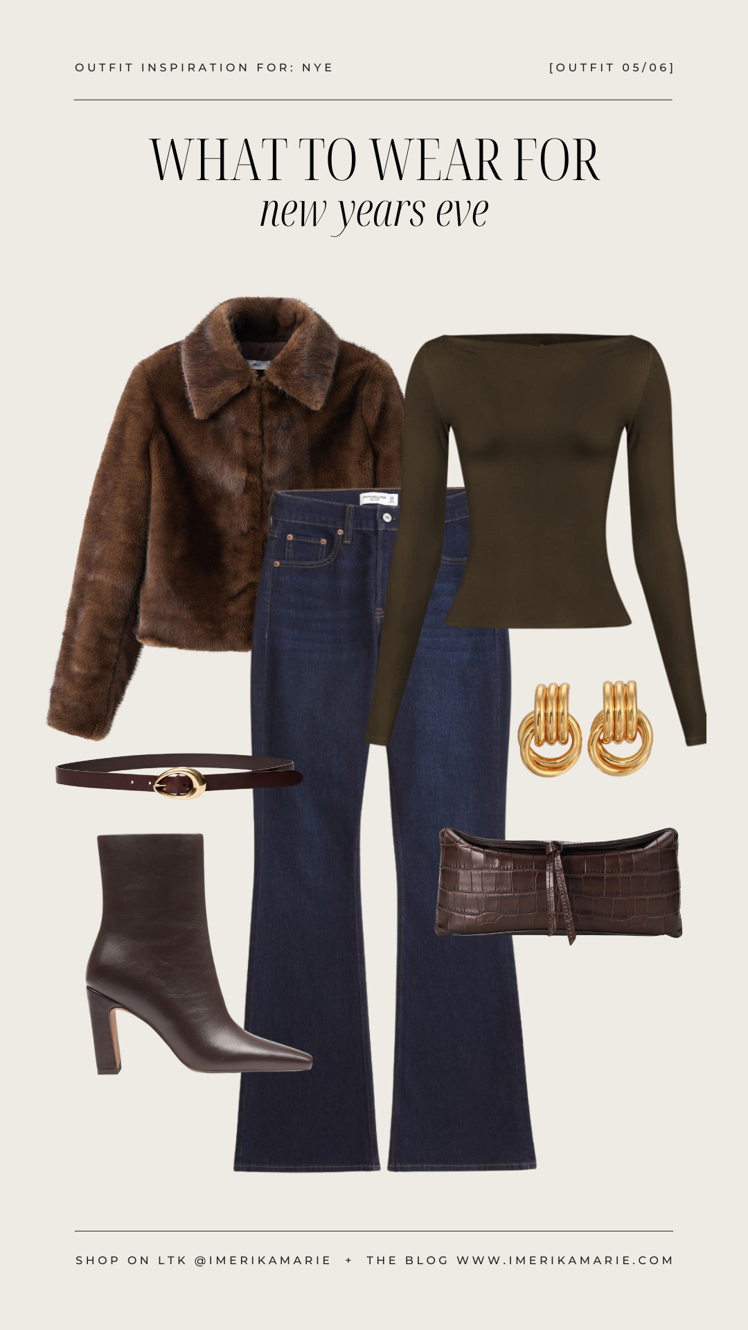 what to wear for new years eve. new years eve outfit. nye outfit. faux fur jacket. fur jacket. faux fur coat. fur coat. brown boots. dark denim jeans. 

 

#LTKHoliday #LTKootd #LTKPetite