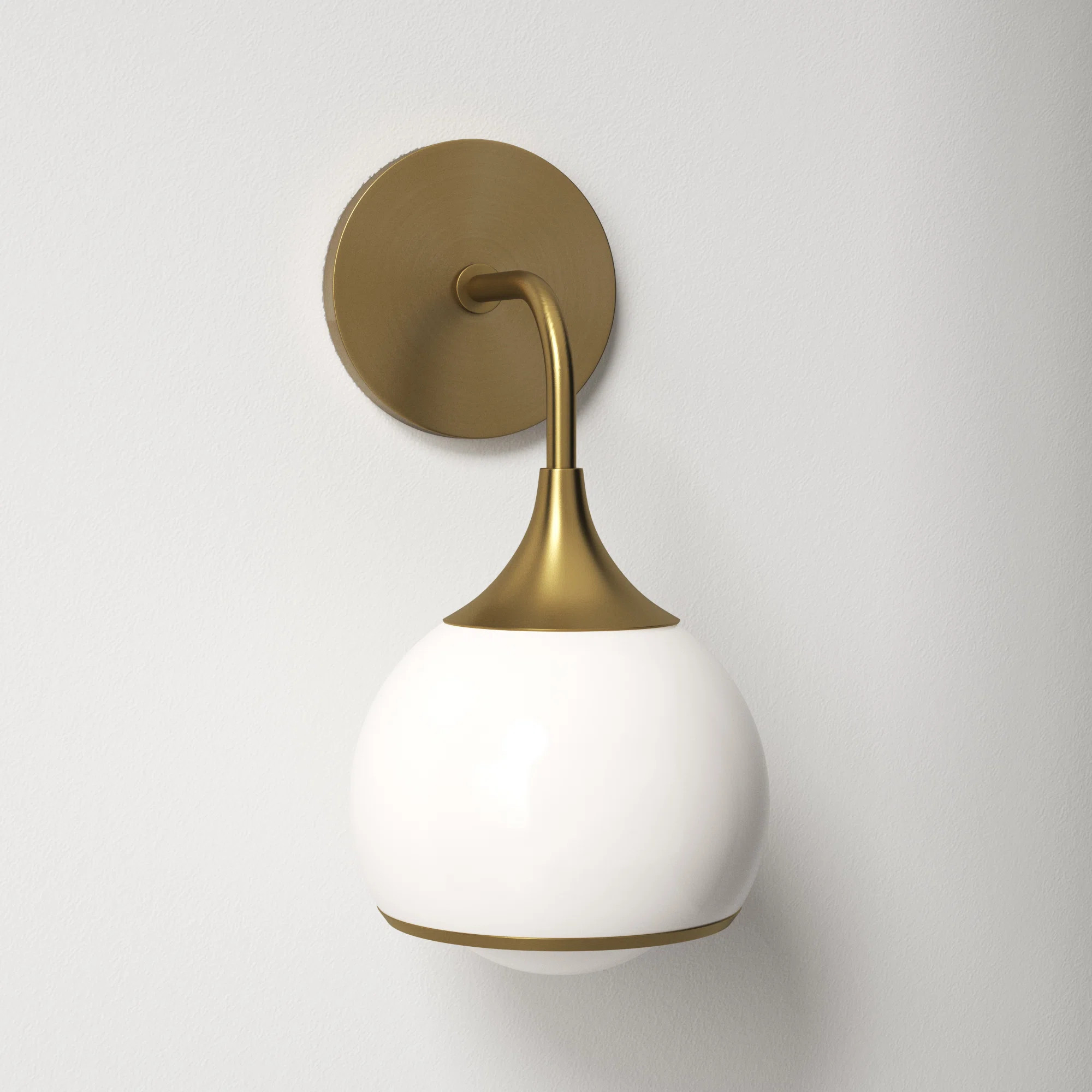 Kegan Steel Armed Sconce | Wayfair North America