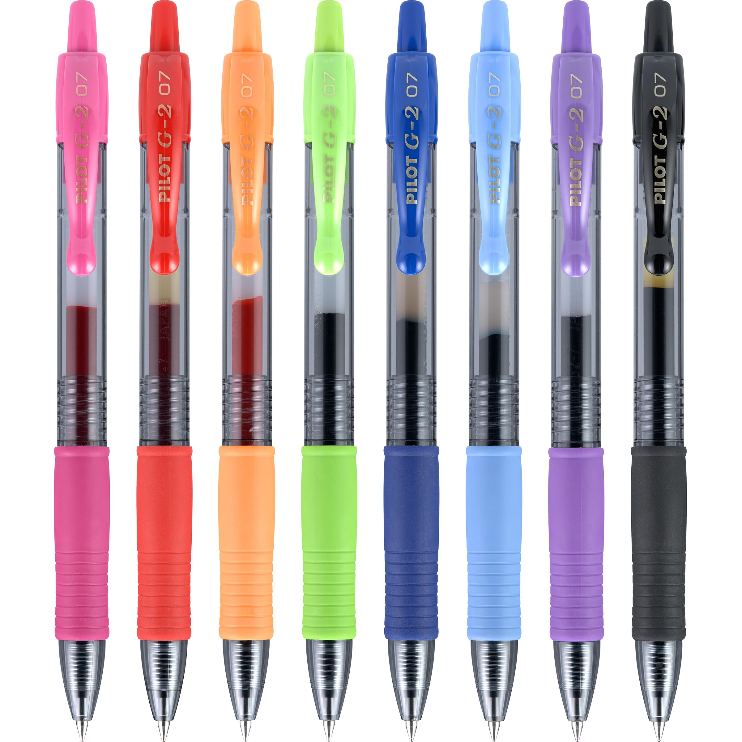 Amazon.com: Pilot G2 Pens, Premium Refillable And Retractable Gel Ink Pens Fine Point (0.7mm), 8 ... | Amazon (US)