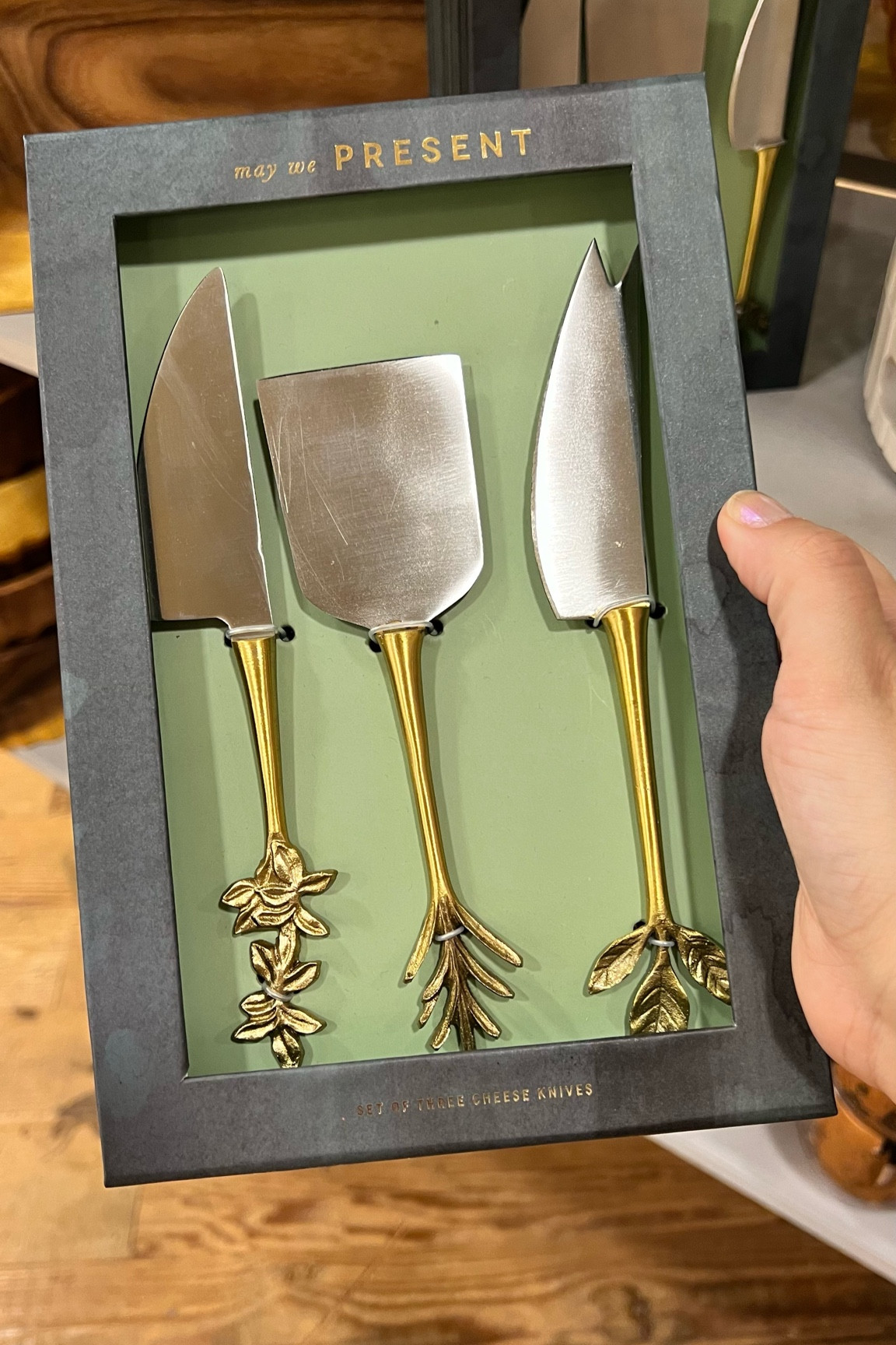 Herbiflora Cheese Knives, Set of 3 at Anthropologie 

#LTKHome #LTKSeasonal #LTKParties