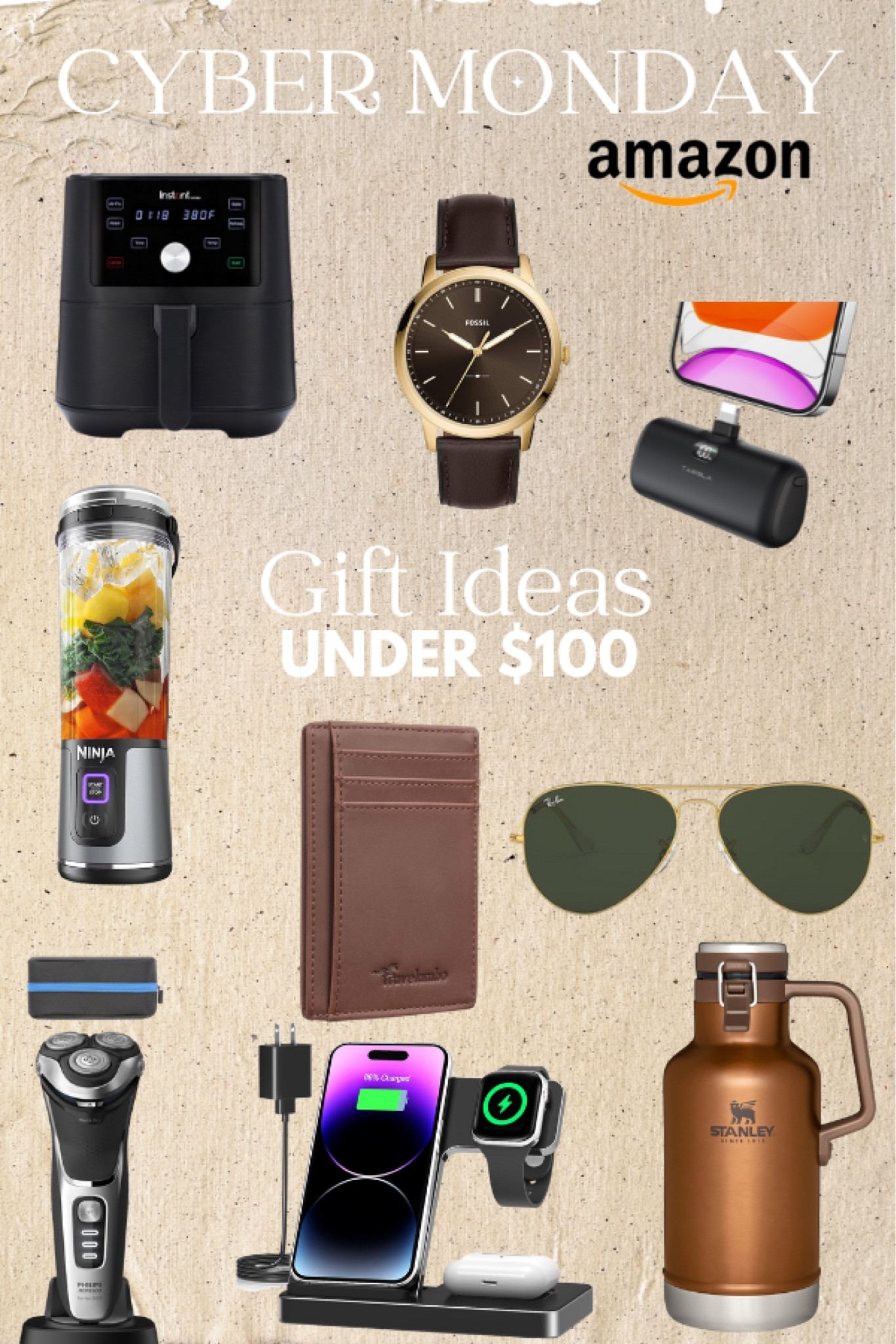 Amazon gift guide under $100! 
Christmas gift guide for him | Amazon gift guide for him | Cyber Monday | Cyber week | Amazon finds | Gift guide for him 

#LTKCyberWeek #LTKGiftGuide #LTKSeasonal