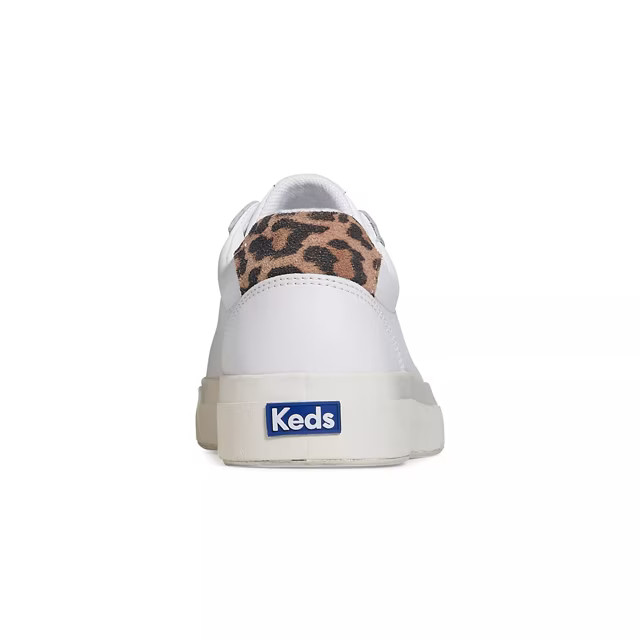 Keds Pursuit Leopard Leather Lace Up | Keds US