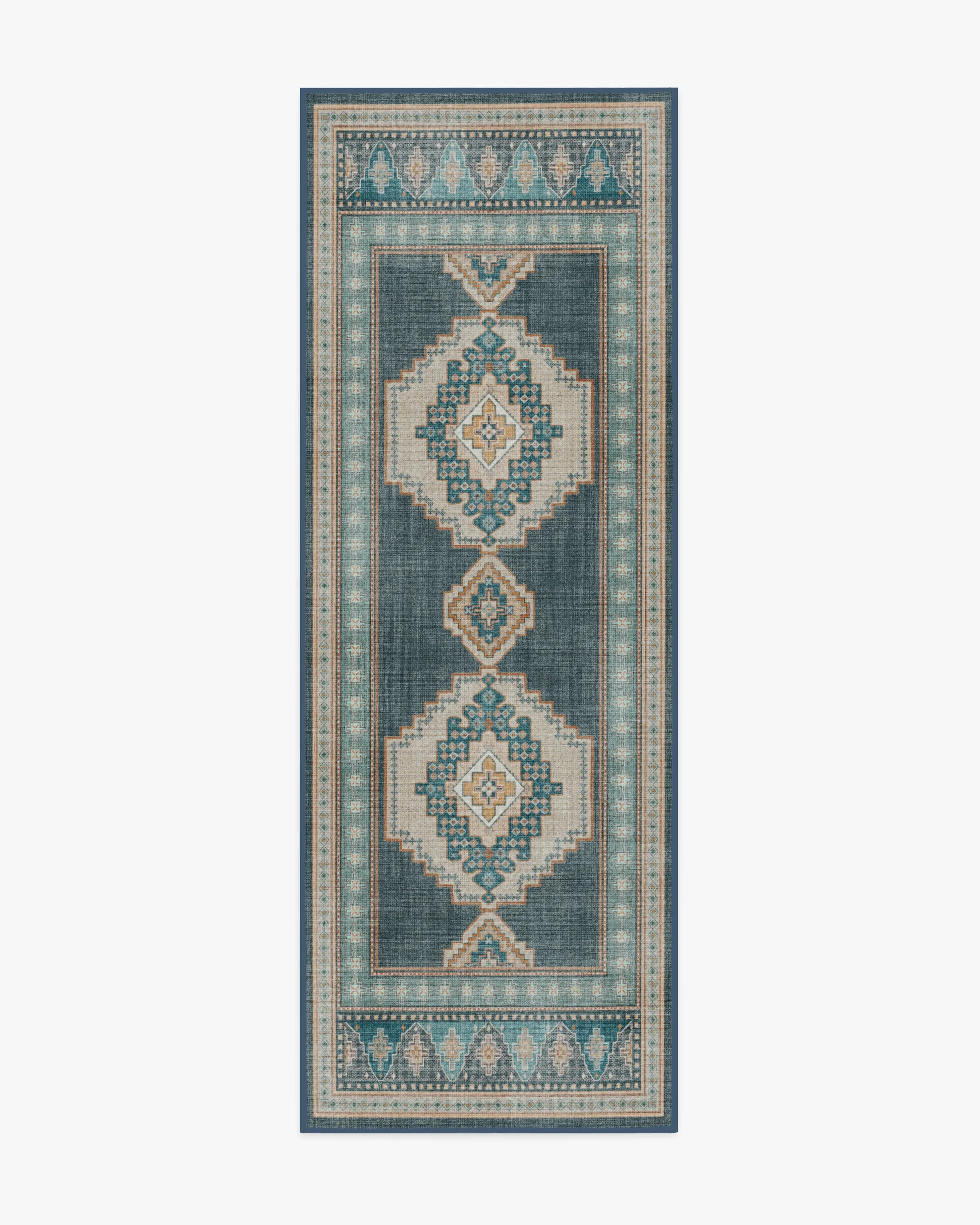 Rayne Soft Navy Rug | Ruggable | Ruggable