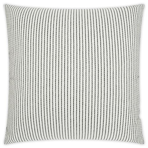 Lea Coastal Beach White Outdoor Throw Pillow - 22x22 | Kathy Kuo Home