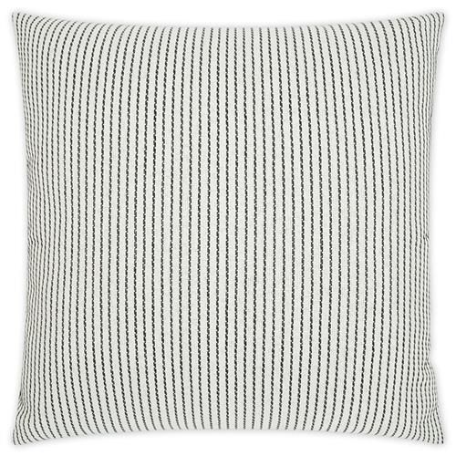 Lea Coastal Beach White Outdoor Throw Pillow - 22x22 | Kathy Kuo Home