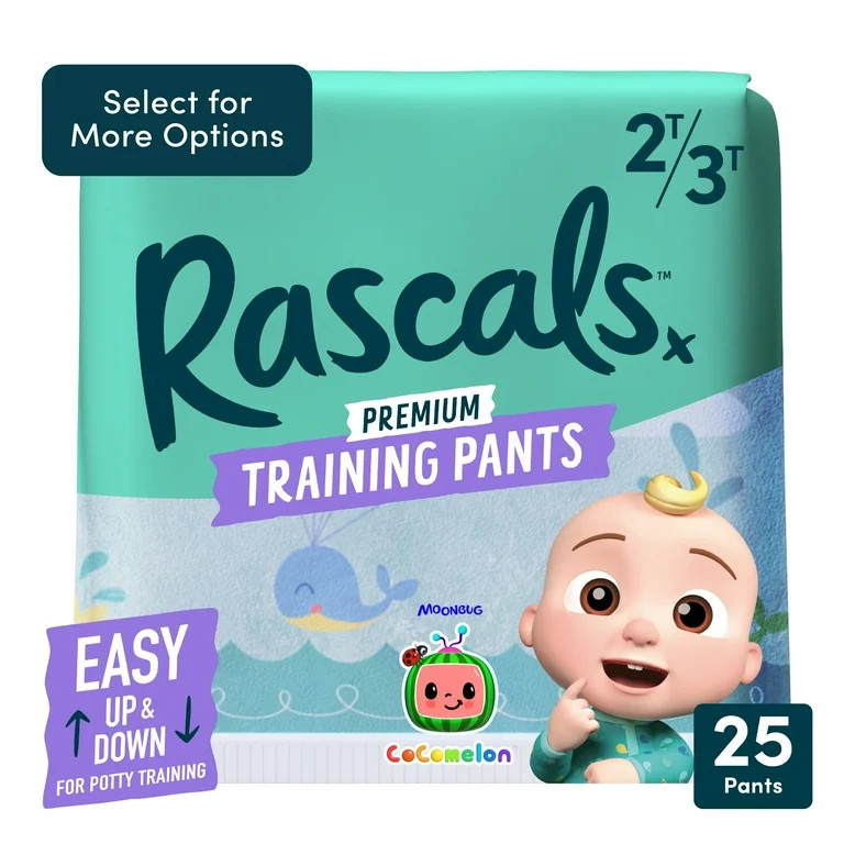Rascals Premium CoComelon Absorbent Potty Training Pants 2T-3T, 25 Count | Walmart (US)