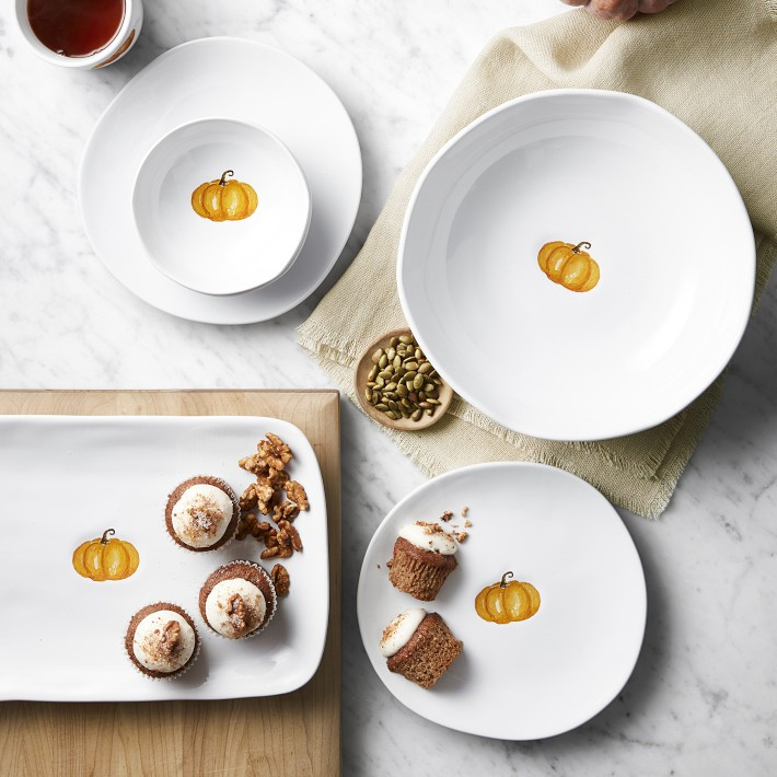 Sugar Pumpkin Dinner Plates, Set of 4 | Williams-Sonoma