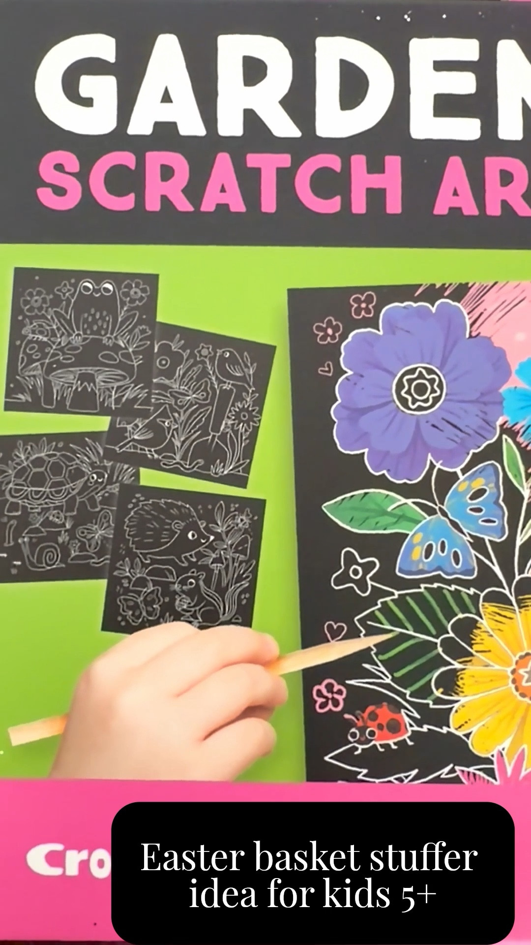 Such a FUN Easter basket stuffer idea for kids 5+ 🐰🎨
This spring scratch art set keeps little hands busy and creative. It is perfect for quiet time, travel, classrooms, or holiday surprises! Just scratch to reveal colorful designs underneath 🌸✨

Great non-candy Easter basket filler that kids actually use again and again!

#EasterBasketIdeas #KidsEasterBasket #SpringActivitiesForKids #ScratchArt #EasterBasketStuffers #NonCandyEaster #KidsActivities #CreativeKids #EasterGiftIdeas #MomFinds #LTKFamily #LTKKids