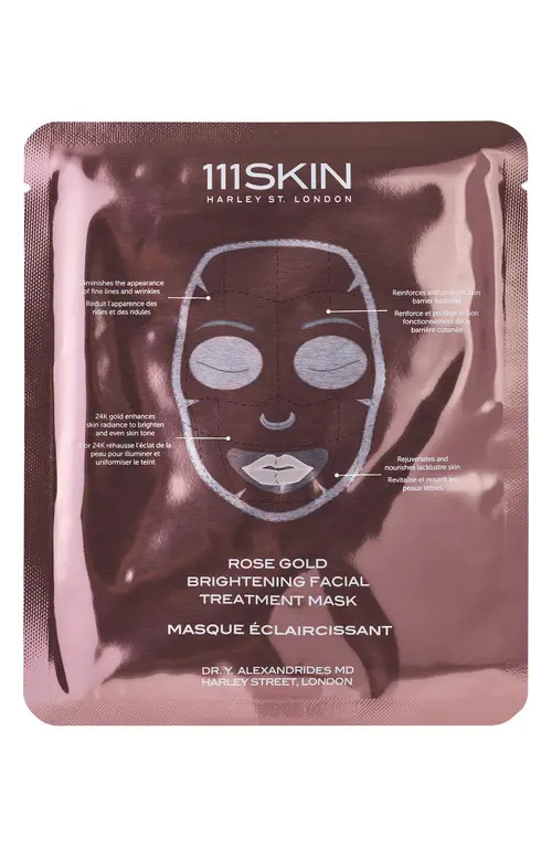 111SKIN Rose Gold Brightening 5-Piece Facial Mask Box at Nordstrom, Size 5 Count | Nordstrom