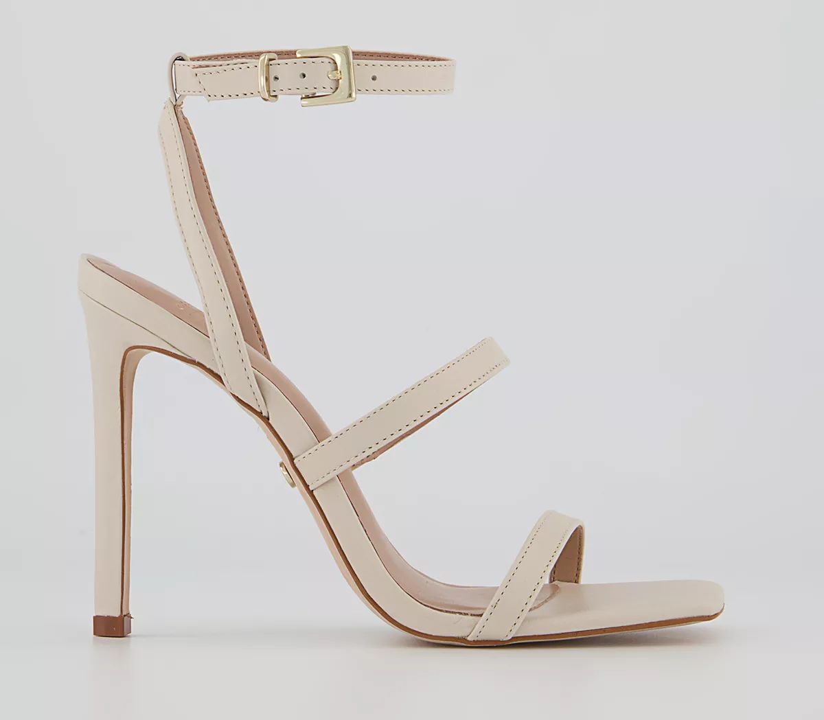 Office
								Hummingbird - Three Strap Sandals
								Off White Leather | OFFICE London (UK)