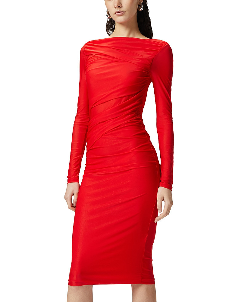 Pinko Long Sleeve Pencil Midi Dress | Bloomingdale's (US)