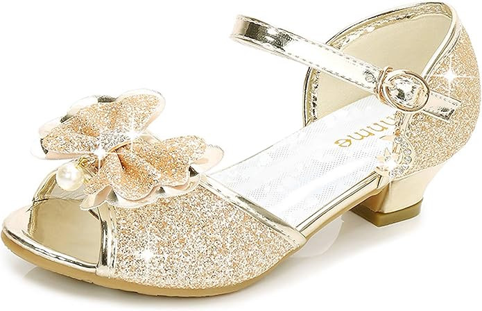 Osinnme Toddler Little Big Kid Girls Wedding Sandals | Amazon (US)