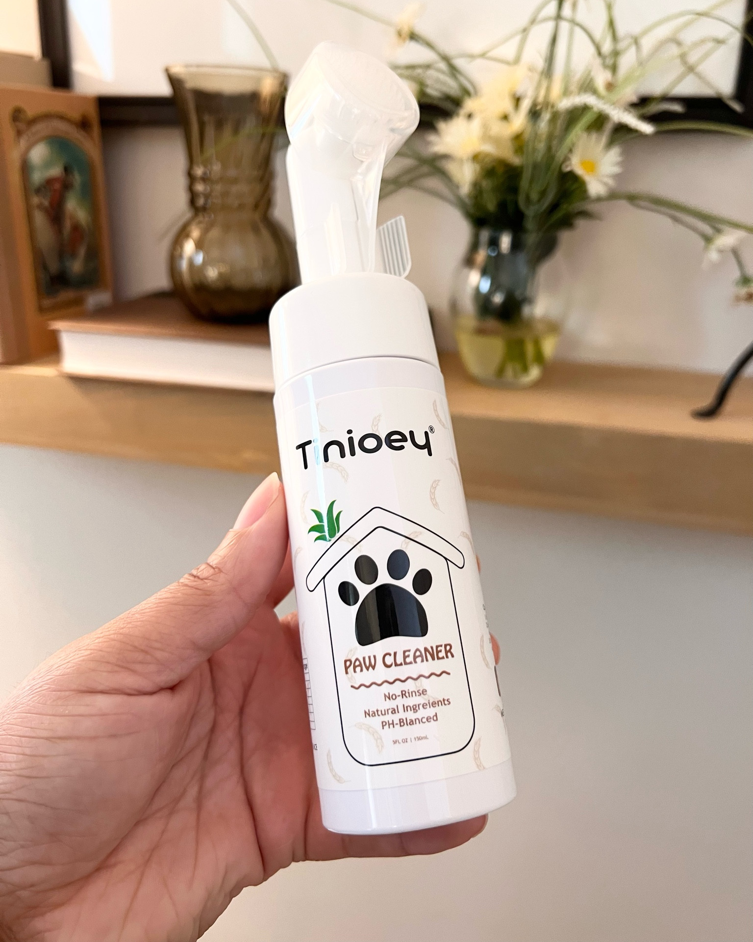 We clean Chloe’s paws every time she comes back in the house. We ordered this from Amazon and it’s so easy to use! We love it. 
Paw cleaner 

#LTKhome