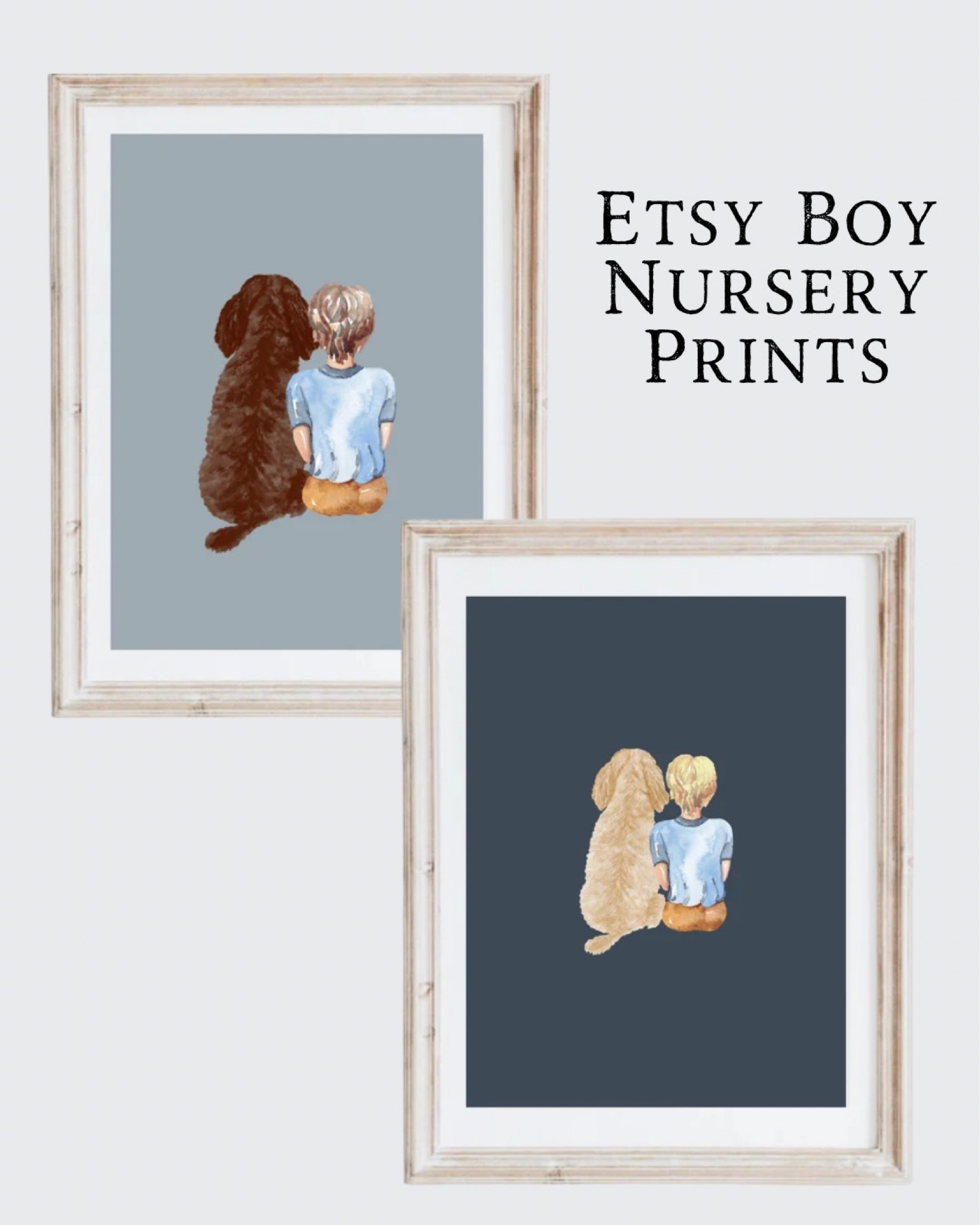 Etsy boy nursery prints. Etsy nursery wall decor. Dog and boy wall art. Dog themed nursery. Goldendoodle wall art. Baby and dog walk art. 

#LTKbaby #LTKbump #LTKkids