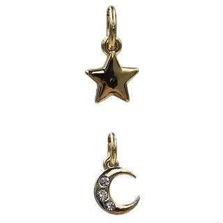 Charmalong™ 14K Gold Plated Star & Moon Charms by Bead Landing™ | Michaels Stores