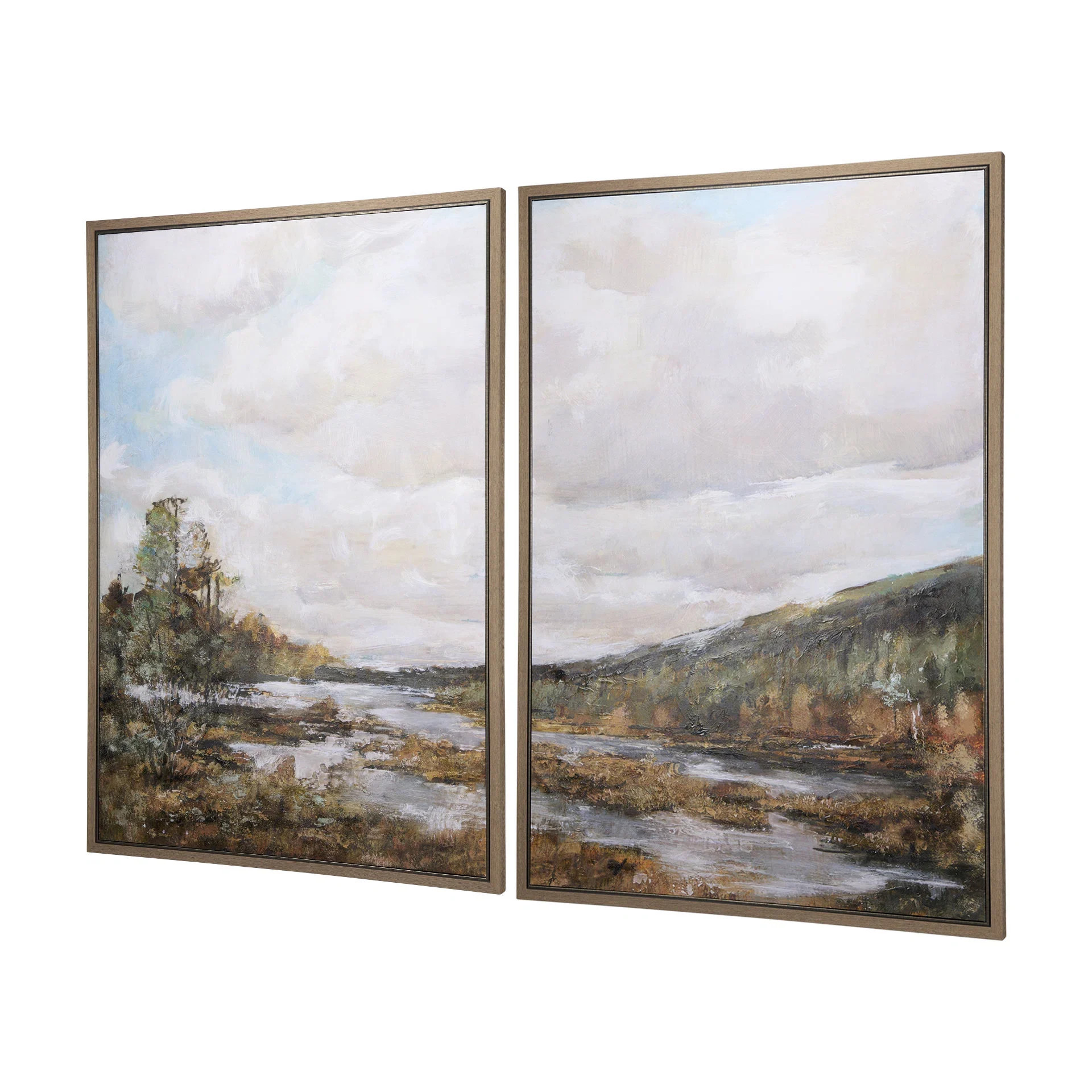 Loon Peak® River Valley a Hand Embelished Textured Canvas | Wayfair | Wayfair North America