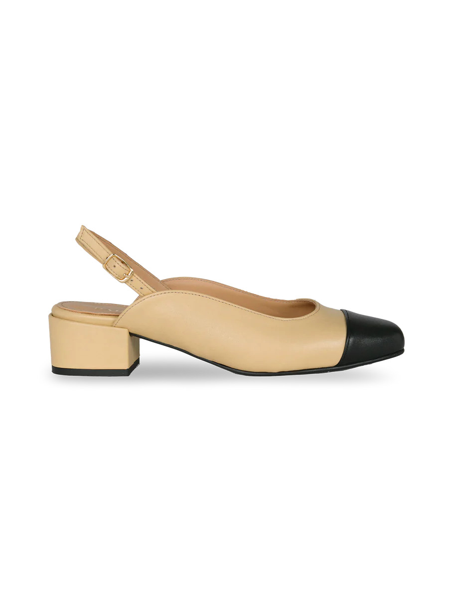 Daphne Cream & Black Stiletto by PARIS/64 | PARIS/64