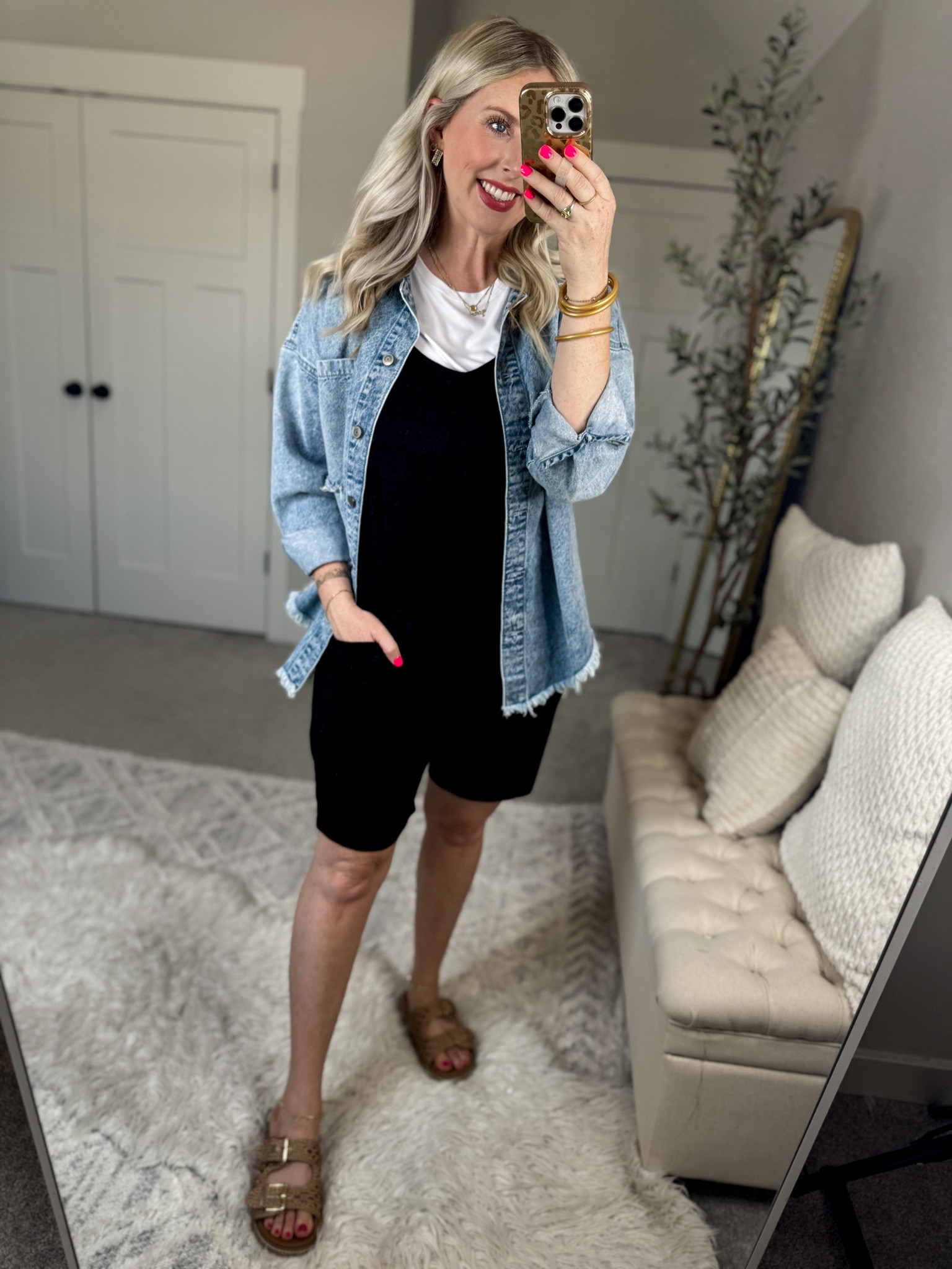 Daily try on, Walmart outfit, Walmart fashion, Walmart try on, mom style, denim Shacket

Medium in everything!

#LTKSaleAlert #LTKStyleTip #LTKFindsUnder50