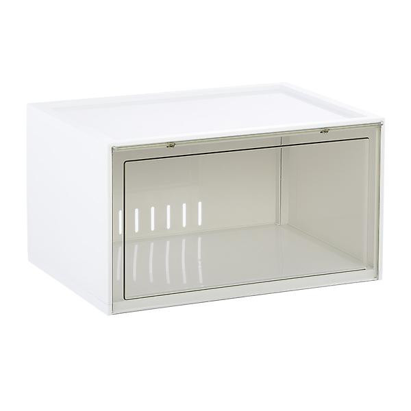 Side Profile Drop-Front Shoe Box | The Container Store