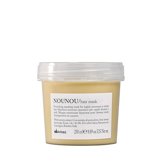 Davines NOUNOU Hair Mask, Nourishing And Repairing Treatment For Bleached, Permed Or Relaxed Hair... | Amazon (US)