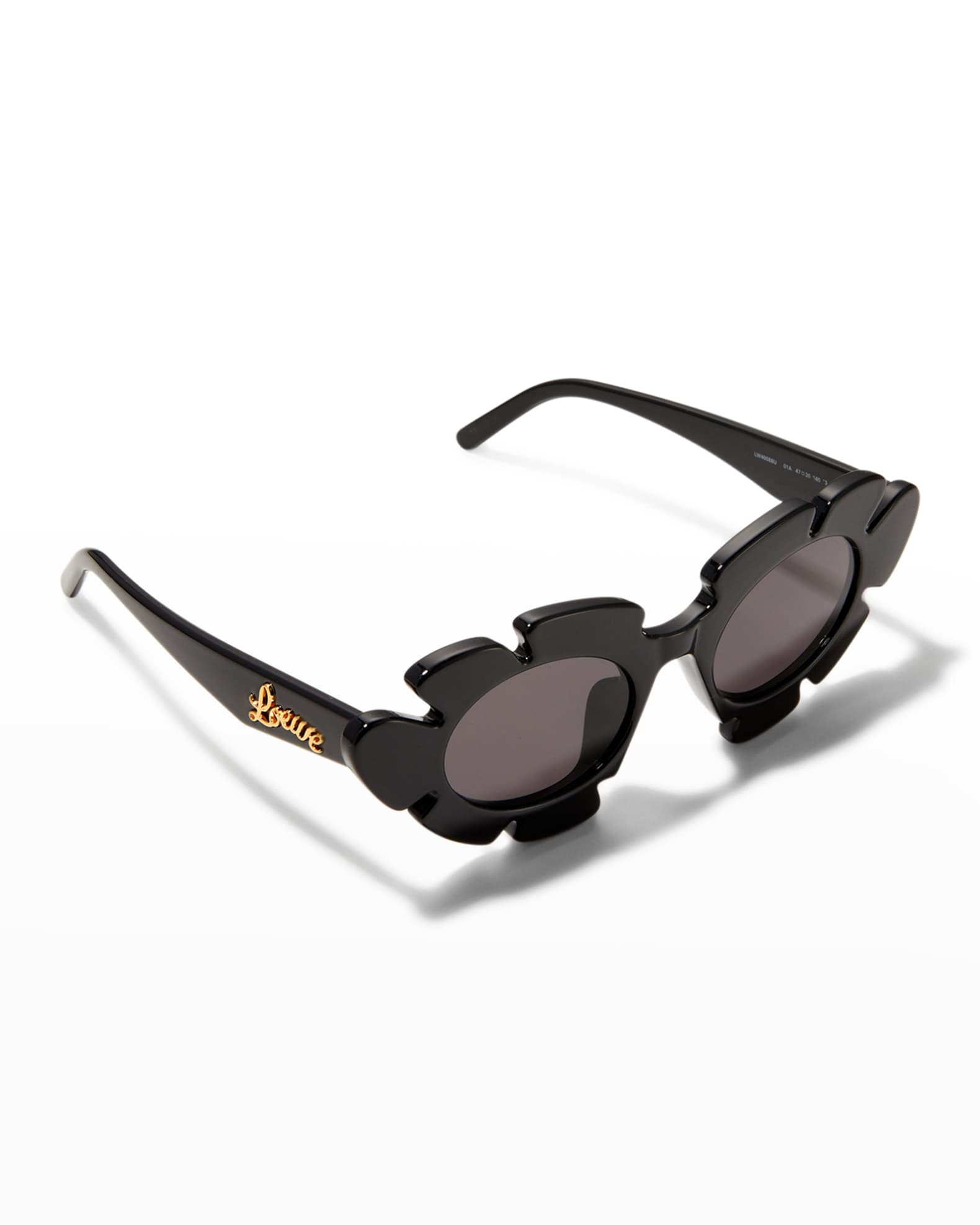 Loewe Flower Acetate Cat-Eye Sunglasses | Neiman Marcus